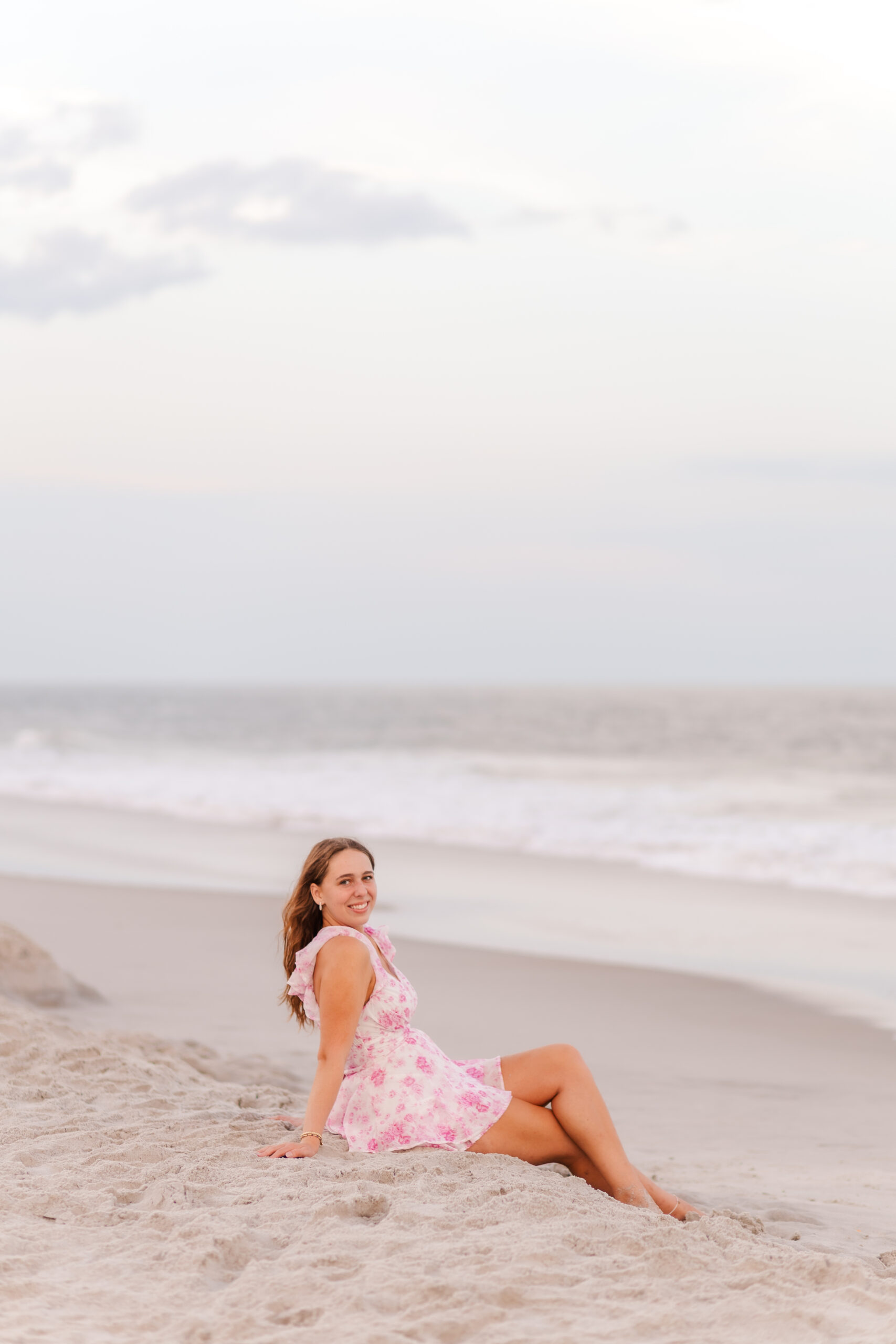 vilano beach 2026 graduating senior portrait session light and airy portrait photography in st. augustine, florida